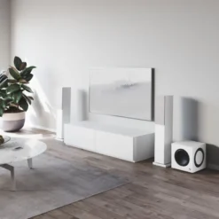 Audio Pro SW10, aktiv subwoofer vit