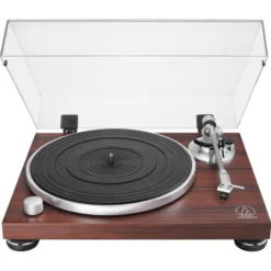 Audio-Technica AT-LPW50BT-RW skivspelare med Bluetooth, valnöt