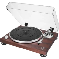 Audio-Technica AT-LPW50BT-RW skivspelare med Bluetooth, valnöt