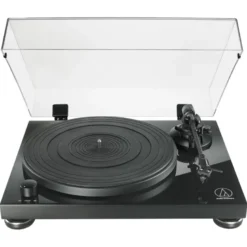 Audio-Technica AT-LPW50PB skivspelare med AT-VM95E-pickup, svart