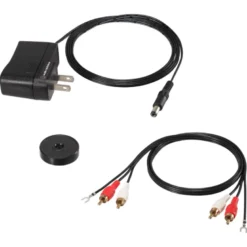 Audio-Technica AT-LPW50PB skivspelare med AT-VM95E-pickup, svart