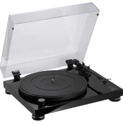 Audio-Technica AT-LPW50PB skivspelare med AT-VM95E-pickup, svart