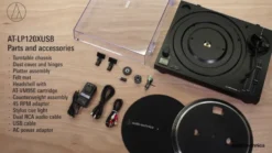 Audio Technica AT-LP120XUSB skivspelare, silver