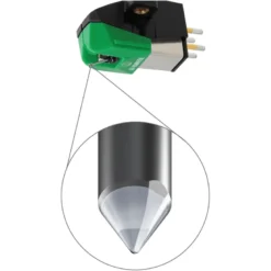 Audio Technica AT-VMN95E, ersättningsnål för skivspelare, svart