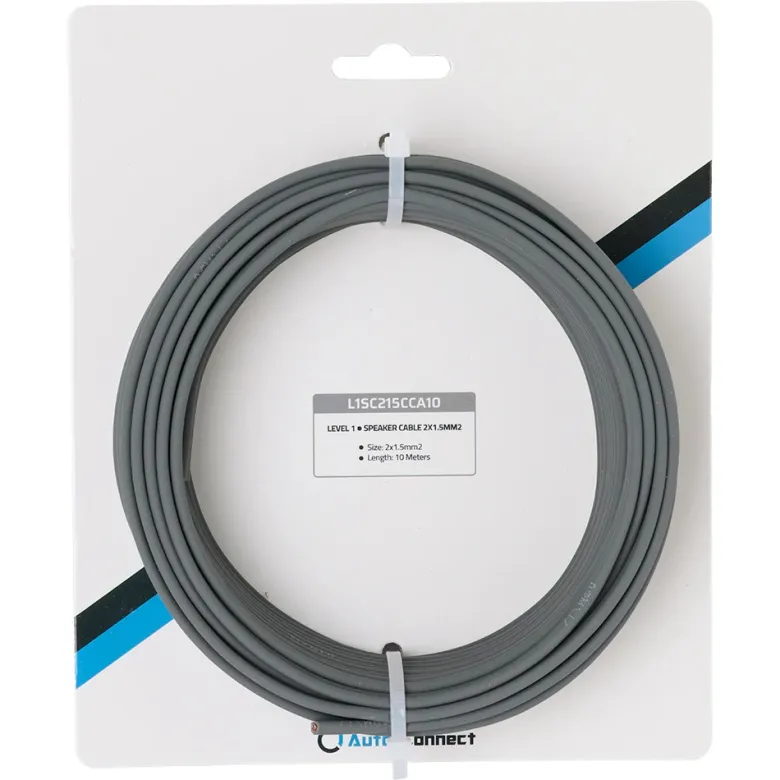 Auto-Connect CCA-Högtalarkabel 2x1.5 mm², 10 meter