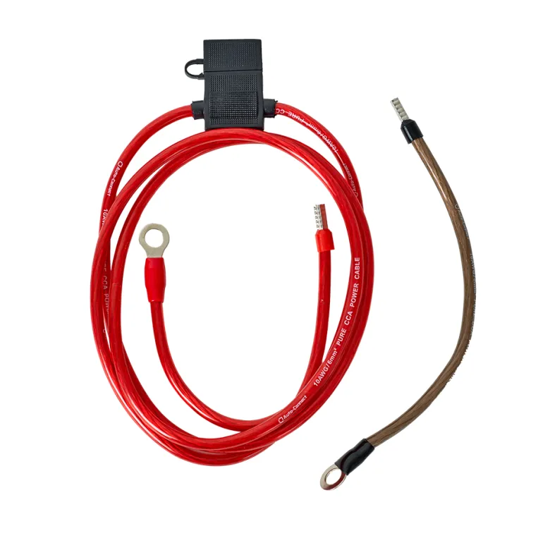 Auto-Connect CCA 6mm² strömkabelkit Mini, 1.5m+0.2m