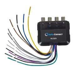 Auto-Connect HLCS24 4-kanalig hög/lågnivå-omvandlare