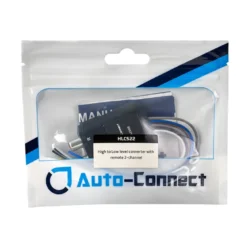 Auto-Connect HLCS22 2-kanalig hög/lågnivå-omvandlare