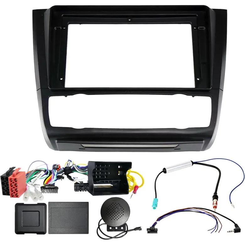 Auto-Connect Installationskit för 9-tums bilstereo, BMW 1-serie 2007-2014, automatisk AC