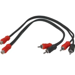 Auto-Connect koaxial Y-splitt lågnivå 2 hane-1 hona, Level 1