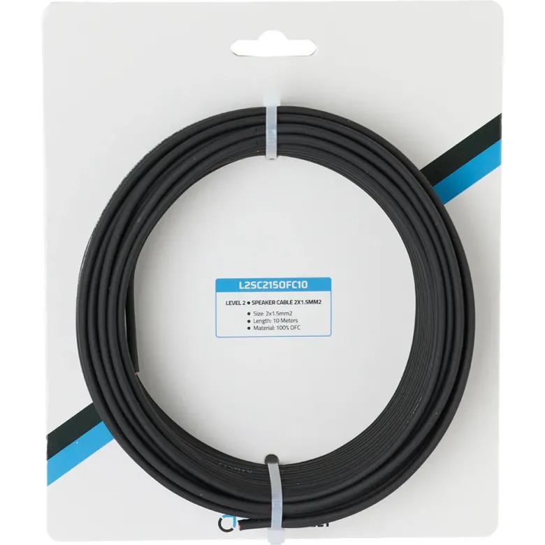 Auto-Connect OFC-Högtalarkabel 2x1.5 mm², 10 meter
