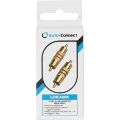 Auto-Connect RCA-adapter, hane-hane