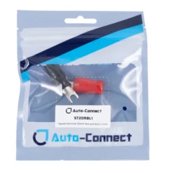 Auto-Connect röd och svart gaffelkabelsko, 20mm²