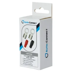 Auto-Connect röd och svart ringkabelsko M12, 53 mm²