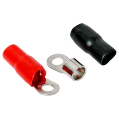 Auto-Connect röd och svart ringkabelsko M8, 35 mm²