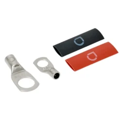 Auto-Connect röd och svart rörkabelsko M8/M12, 10 mm²