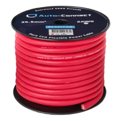 Auto-Connect röd strömkabel CCA 35.5mm², metervara