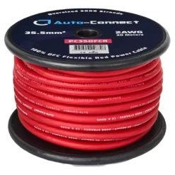 Auto-Connect röd strömkabel OFC 35.5mm², metervara