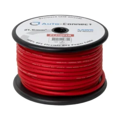Auto-Connect röd strömkabel OFC 21.6mm², metervara