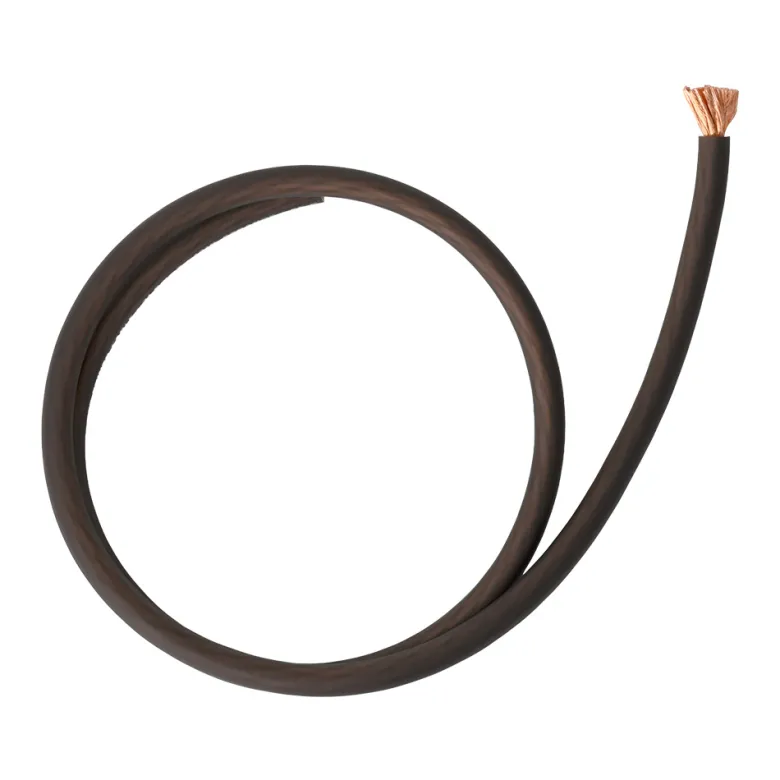 Auto-Connect svart strömkabel OFC 21.6mm², metervara