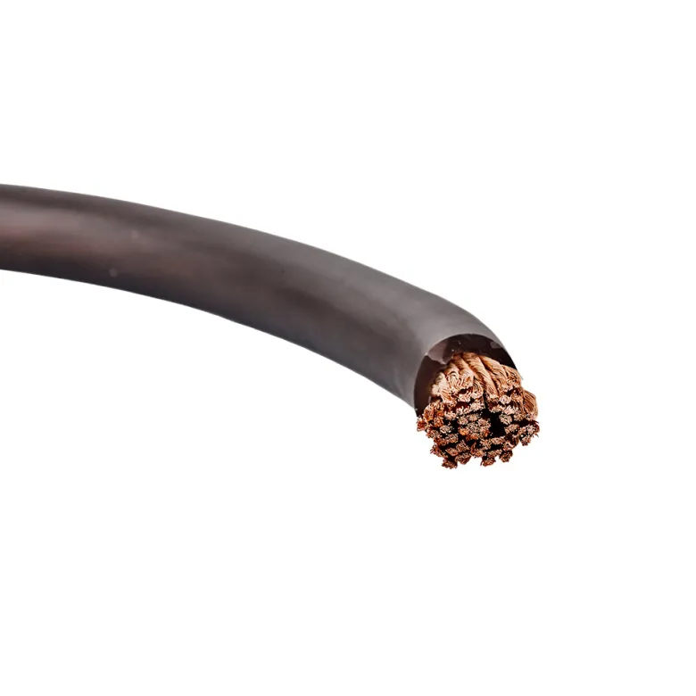 Auto-Connect svart strömkabel OFC 53.7mm², metervara