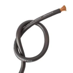 Auto-Connect svart strömkabel OFC 53.7mm², metervara