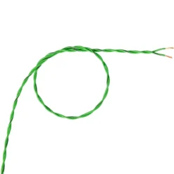 Auto-Connect tvinnad högtalarkabel 2x0.8mm² grön, pris per meter