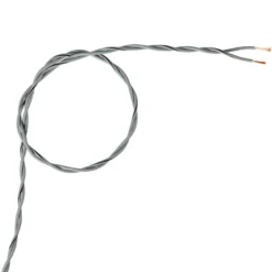 Auto-Connect tvinnad högtalarkabel 2x0.8mm² grå, pris per meter