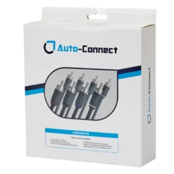 Auto-Connect tvinnad 4-kanals lågnivåkabel 5.5 meter, Level 2