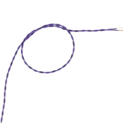 Auto-Connect Tvinnad OFC-högtalarkabel 2x0.5 mm², lila löpmeter
