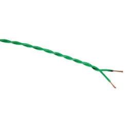 Auto-Connect Tvinnad OFC-högtalarkabel 2x0.5 mm², grön löpmeter