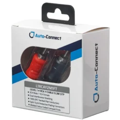Auto-Connect tvinnad Y-splitt lågnivå 2 hane-1 hona, Level 1