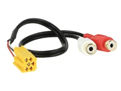AUX-adapter Alfa 159/Fiat Grande Punto, 6-pin Mini-ISO