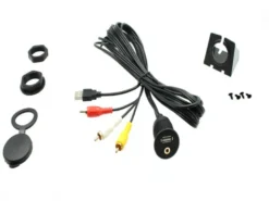 Aux kabel - 3.5mm Aux & USB-anslutning till RCA/USB