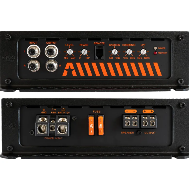 Baslåda 2x12" med GAS MAD S2-124 & GAS MAX A2-800.1D, i byggsats