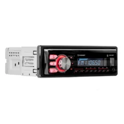 Bass Habit DMR10BT, bilstereo med Bluetooth, AUX, USB och 2 par lågnivå