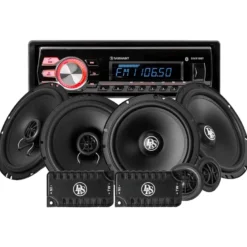 Bass Habit DMR10BT bilstereopaket med DLS fram- och bakhögtalare