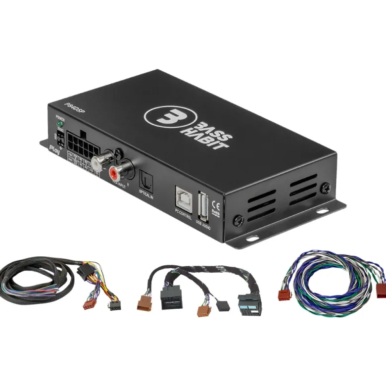 Bass Habit P84DSP, 8-kanalig ljudprocessor/DSP till VW 2012- med MIB (52-pin)