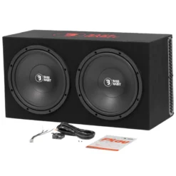 Bass Habit Play PL212A, prisvärd 2x12tums aktiv baslåda