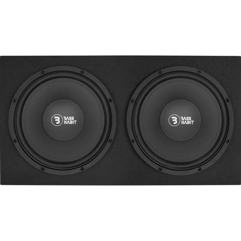 Bass Habit Play PL212 & Rebel RA2000W, baspaket