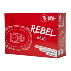 Bass Habit Rebel R690, prisvärda 6x9 tums koaxialhögtalare