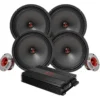 Bass Habit Rebel SR200M med SR25T & RA800W, SPL-paket medium