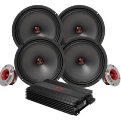 Bass Habit Rebel SR200M med SR25T & RA800W, SPL-paket medium
