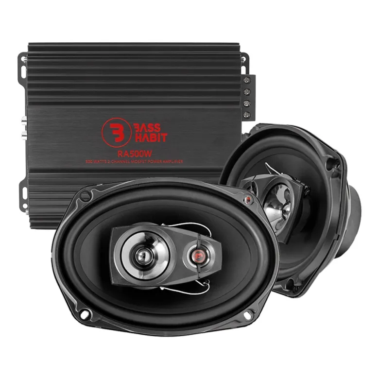 Bass Habit R690 med RA500W, hatthyllepaket