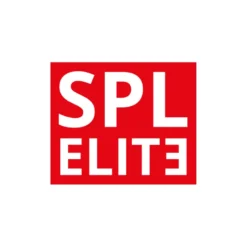 Bass Habit SPL ELITE-klistermärke 7x6cm, röd