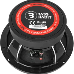 Bass Habit SPL Elite SE2200M, brutal 8" midbas, styck
