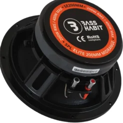 Bass Habit SPL Elite SE200M & SP25A i raggarplanka med slutsteg