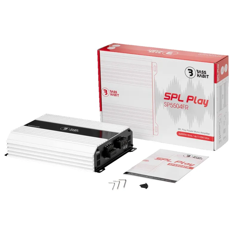 Bass Habit SPL Play SP5504FR, fyrkanaligt slutsteg