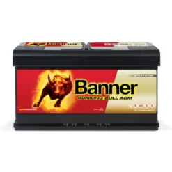 Batteripaket, 4 stycken Banner 95Ah AGM
