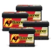 Batteripaket, 4 stycken Banner 70Ah AGM